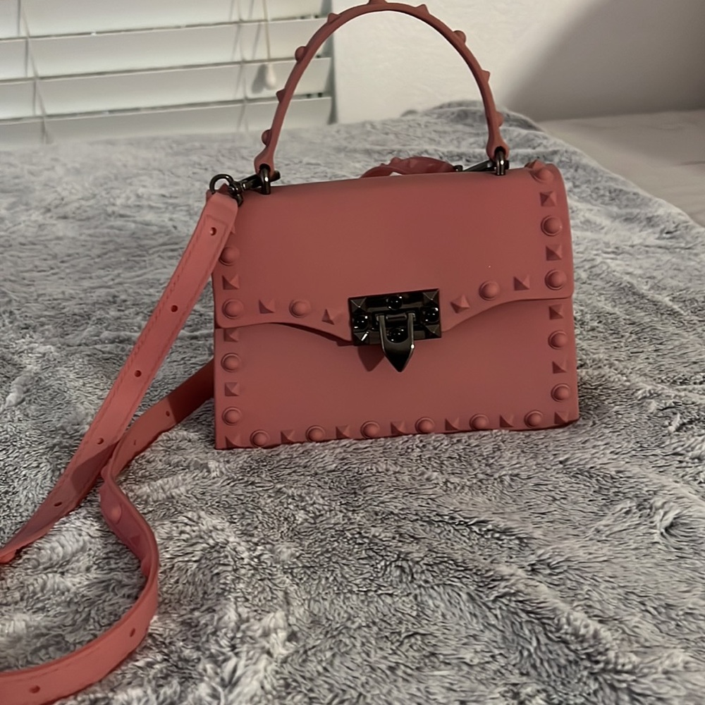 Pink Studded Bag